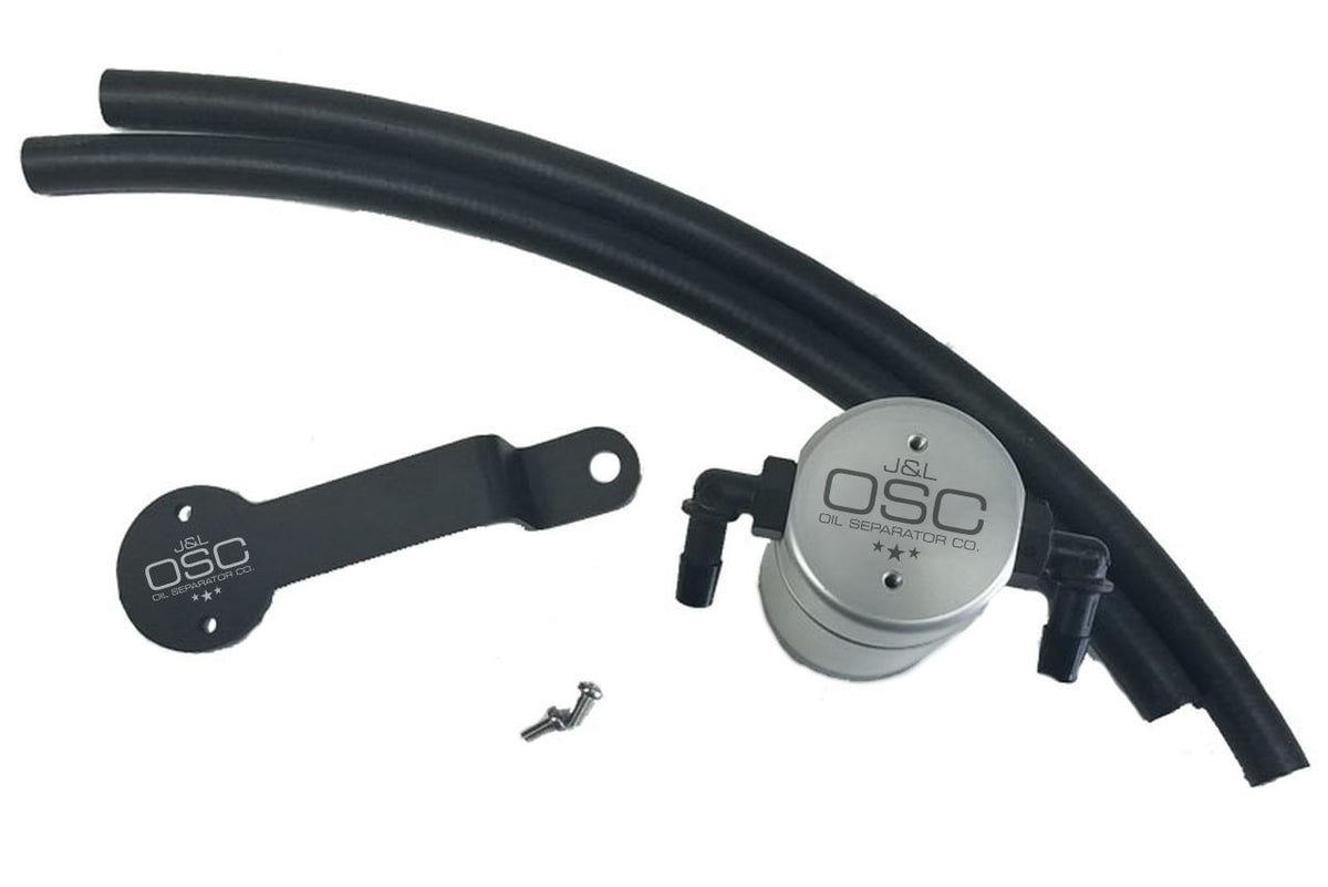 J&L 3032P-C 13-18 Fusion 2.0 EcoBoost 3.0 Oil Separator Passenger Side (Clear)