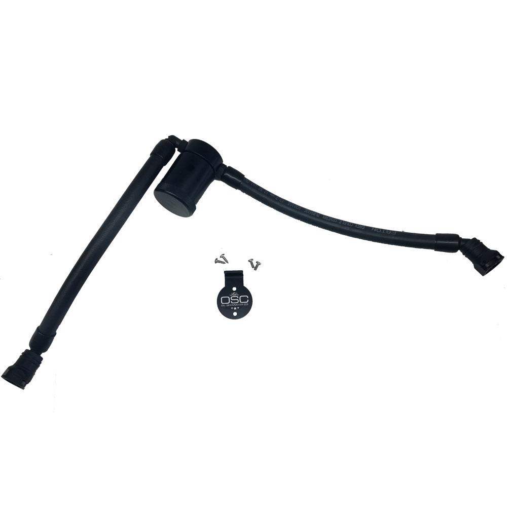 J&L Oil Separator 3.0 Driver Side, Black Anodized (2005-2010 F-150 5.4L) - 3033D-B