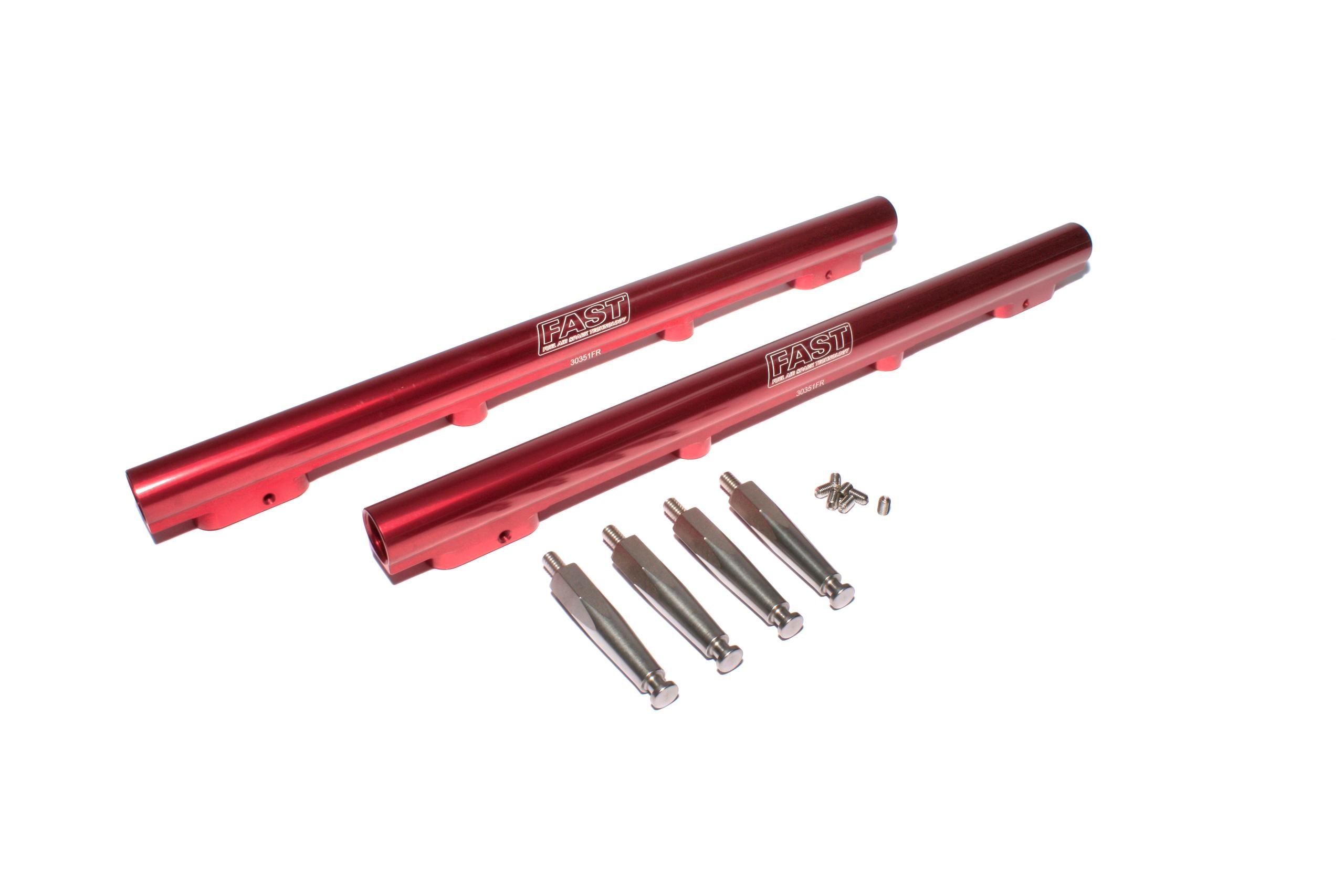 FAST Billet Fuel Rail Kit For Efi 4150 Flange Sbf And Windsor Manifolds. - 30351
