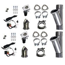Granatelli Electronic Exhaust Cutout Systems - Aluminized Mild Steel - Slip Fit - 303525D