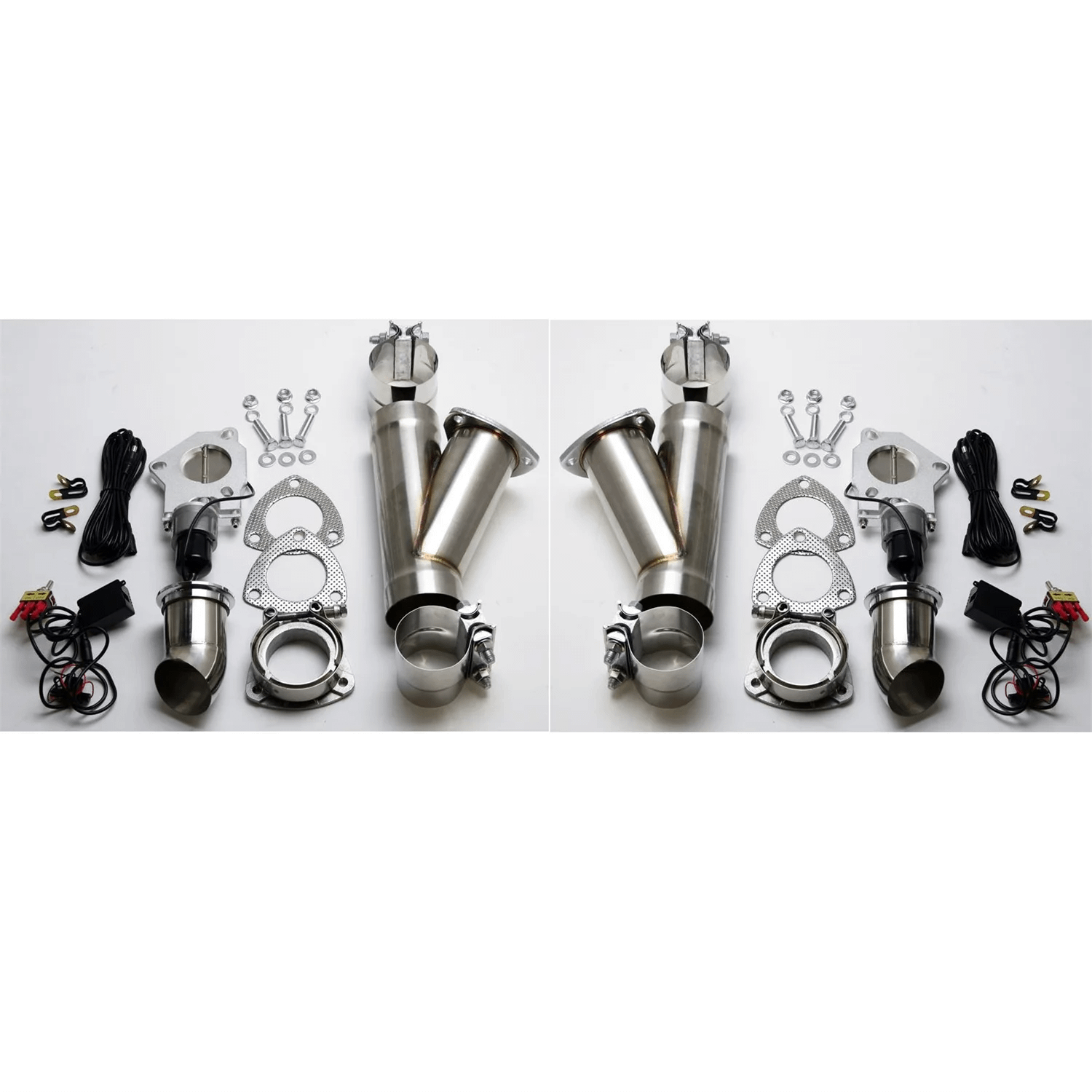 Granatelli Electronic Exhaust Cutout Systems - Aluminized Mild Steel - Slip Fit - 303530D