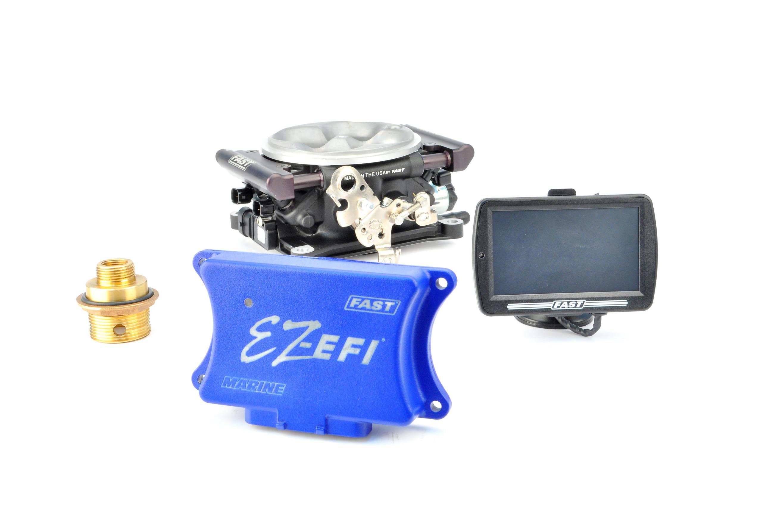 FAST Ez-Efi Marine Master Kit W/ Mercury O2 Installation Kit And Inline Fuel Pump - 30365-06KIT