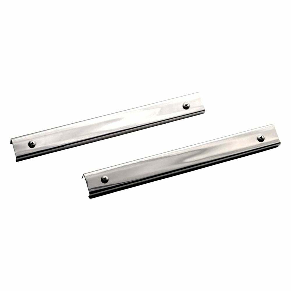 Kentrol Jeep CJ5 Entry Guards Pair 55-83 CJ5 Polished Silver - 30415