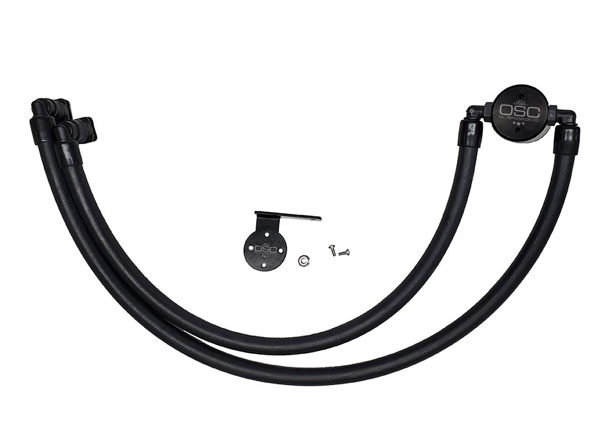 J&L Oil Separator 3.0 Passenger Side - Black (2017-2020 F-250 6.2L/7.3L) - 3042P-B