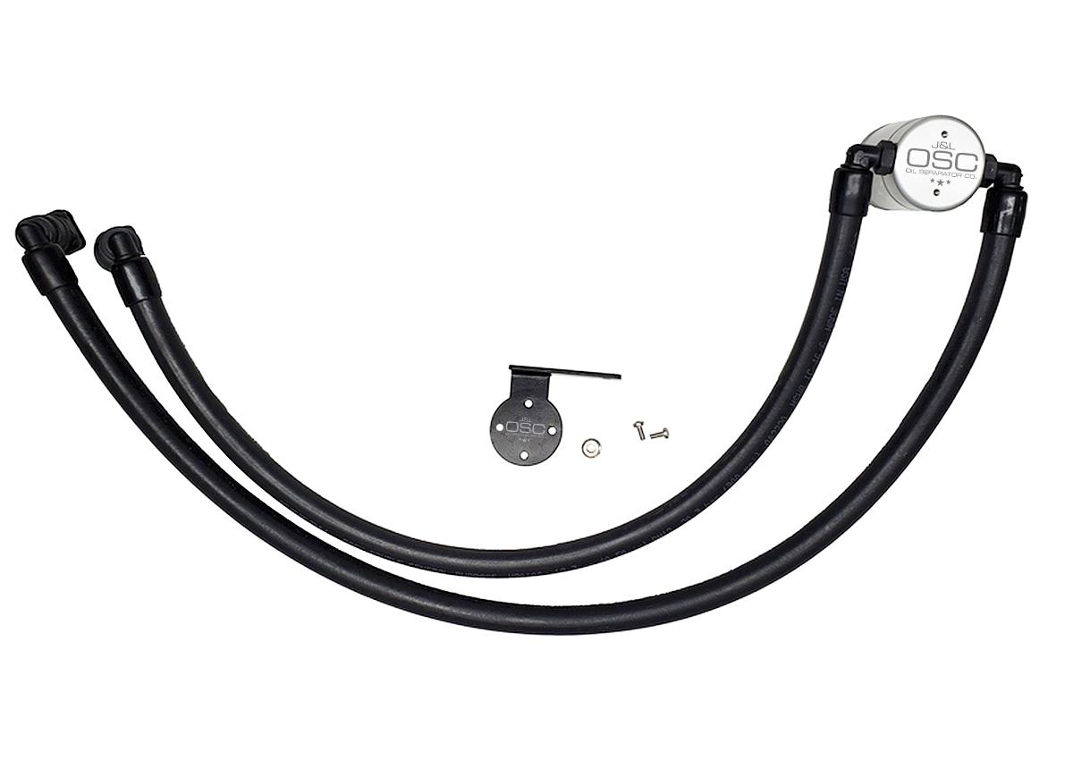 J&L Oil Separator 3.0 Passenger Side - Clear (2017-2020 F-250 6.2L/7.3L) - 3042P-C