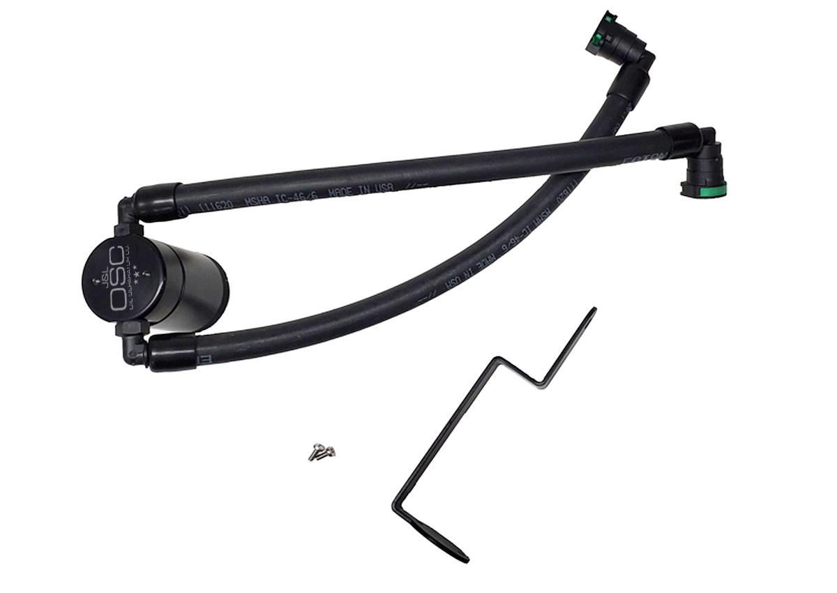 J&L 3.0 Oil Separator - Black (2020 Escape, 2021 Bronco Sport 1.5L) - 3043P-B