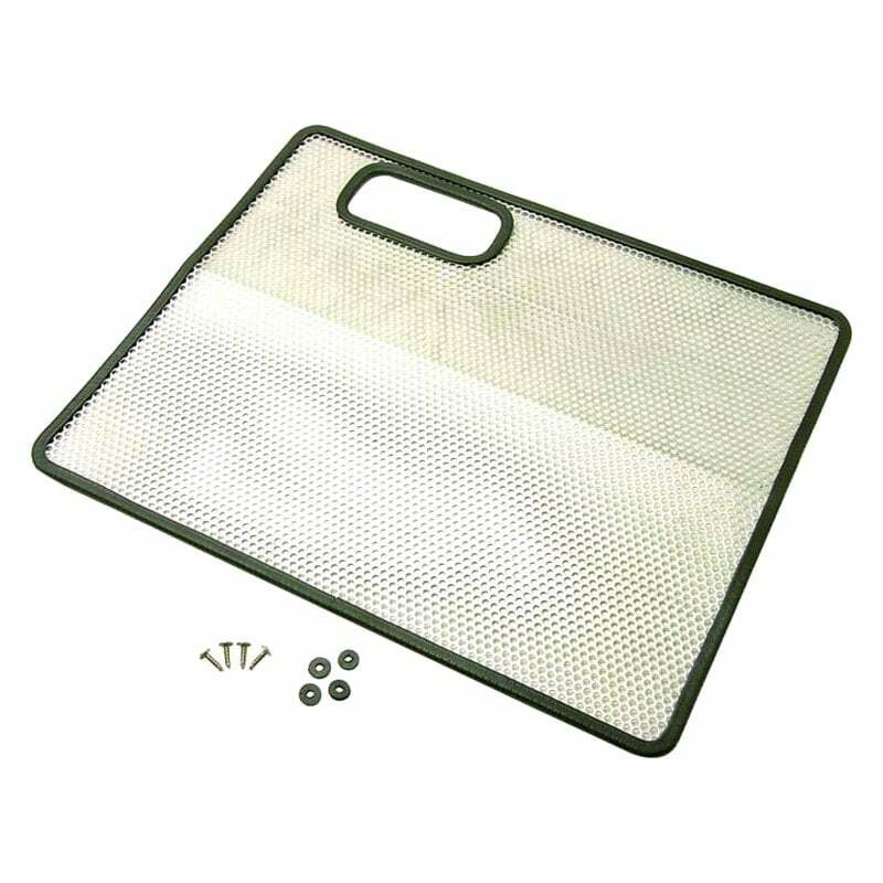 Kentrol Jeep YJ Bug Shield 87-95 Wrangler TJ Polished Silver - 30440