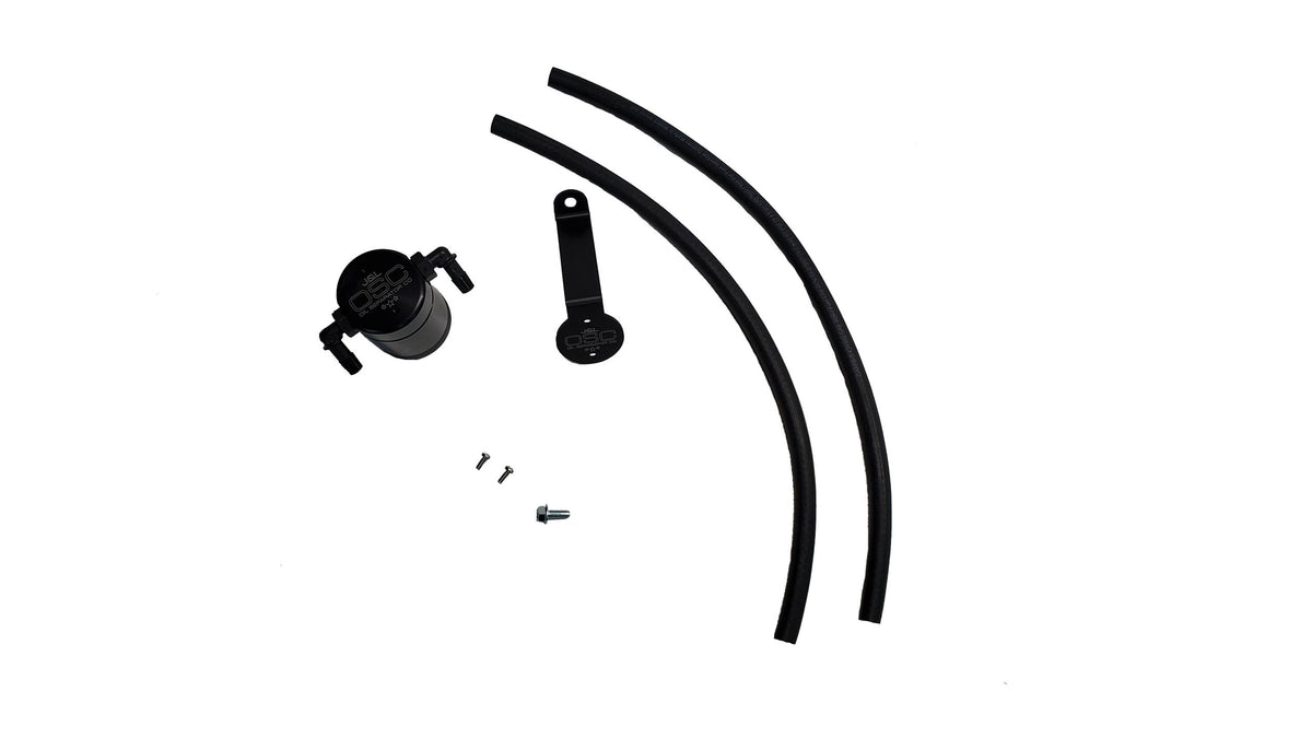 J&L 3044D-B (2021-2025 Ford Bronco Sport 2.0L/ Ford Maverick 2.0L) Oil Separator 3.0 Driver Side (Black)