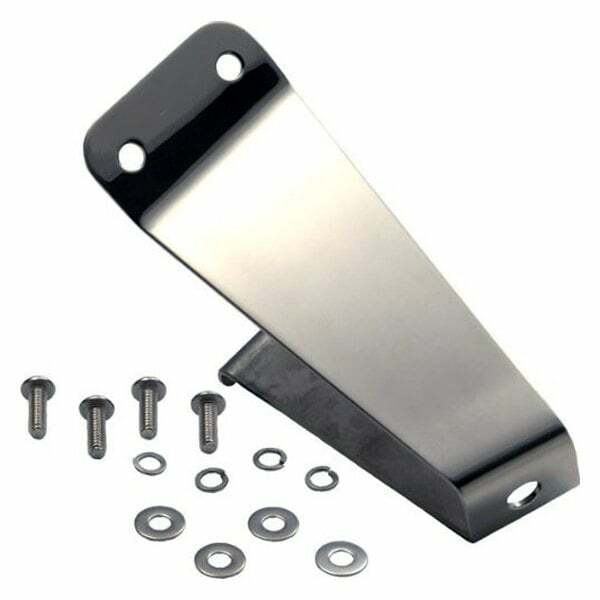 Kentrol Jeep CJ/YJ Tailgate Tire Stop 76-95 CJ and Wrangler YJ Polished Silver - 30460