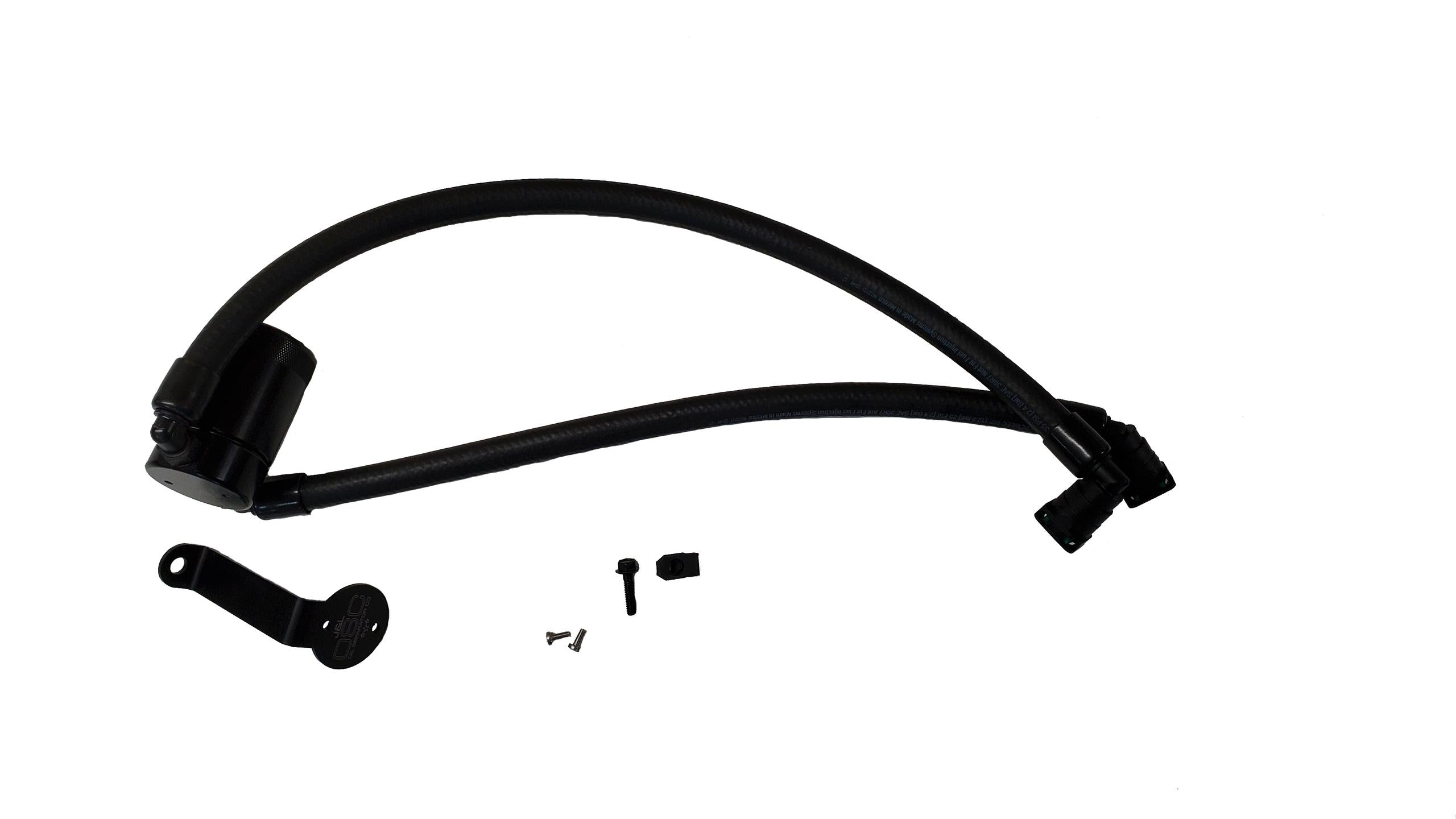 J&L Oil Separators J&L Oil Separator 3.0 Passenger Side, Black Anodized  (2015-2017 Ford Expedition 3.5L EcoBoost) (2015-2017 Expedition) - 3047P-B
