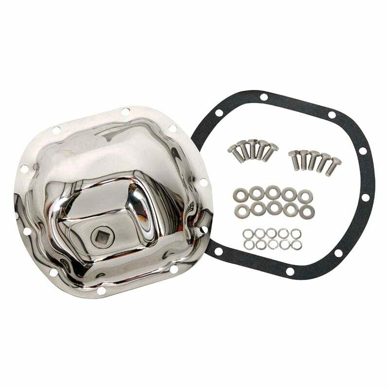 Kentrol Jeep TJ Front Differential Cover Model 30 97-06 Wrangler TJ Polished Silver - 304TJ30