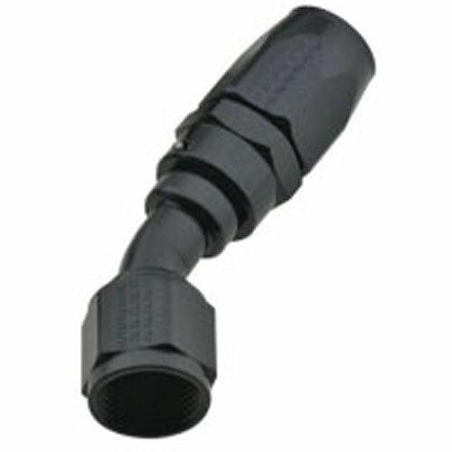 Fragola #6 X 30 Power Flow Hose End- Black - 103006-BL