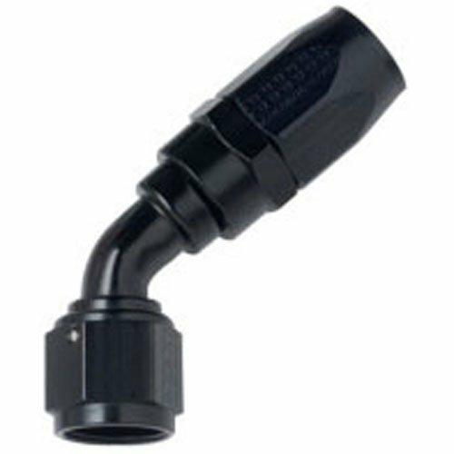 Fragola #6 X 45 Power Flow Hose End  Black - 104506-BL