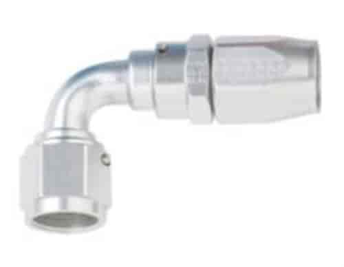 Fragola #16  X 90 Power Flow Hose End  Clear - 109016-CL