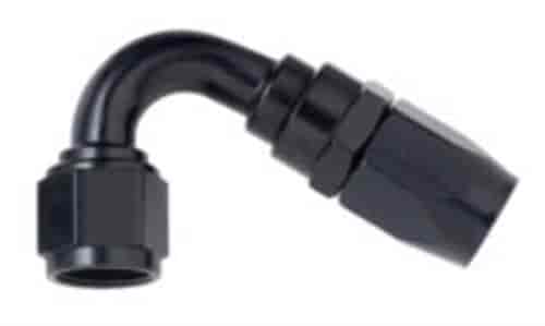 Fragola #6 X 120 Power Flow Hose End  Black - 112006-BL