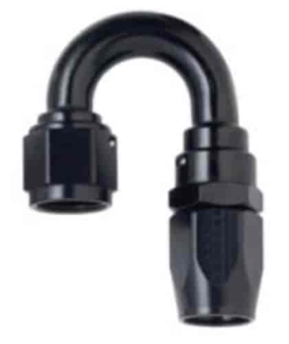 Fragola #16 X 180 Power Flow Hose End  Black - 118016-BL