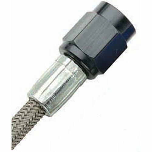Fragola #2 Brake Line W/ #3 Black Alum. Nuts, 10" - 290010-BL