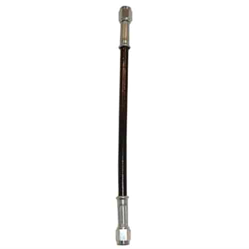 Fragola #4 PTFE Black Hose Assembly Str X Str 10" - 412-1-1-10