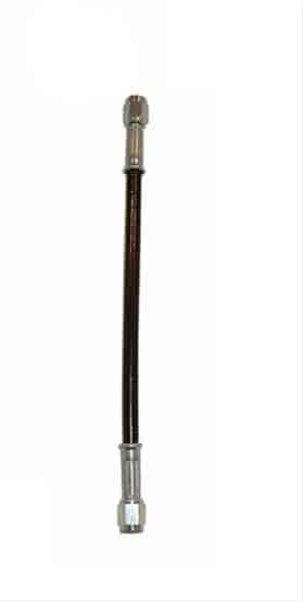 Fragola #4 PTFE Black Hose Assembly Str X 90 30" - 412-1-2-30
