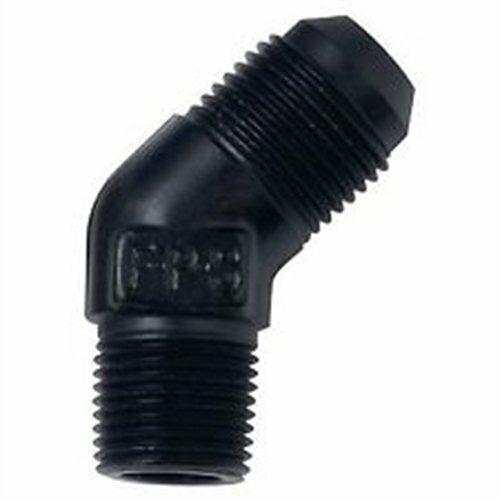 Fragola #16 X 3/4 MPT, 45 Adapter, Black - 482315-BL