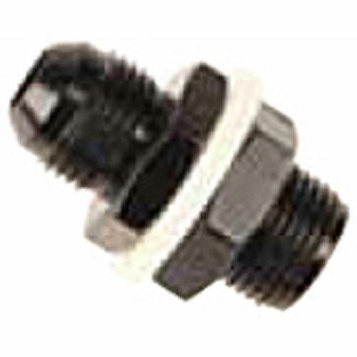 Fragola #6 Fuel Cell Bulkhead W/Washers & Nut, Black - 483106-BL