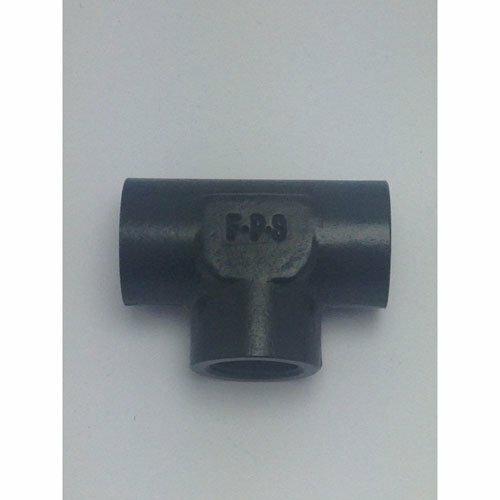 Fragola 1/8 Female Pipe Tee, Black - 491701-BL