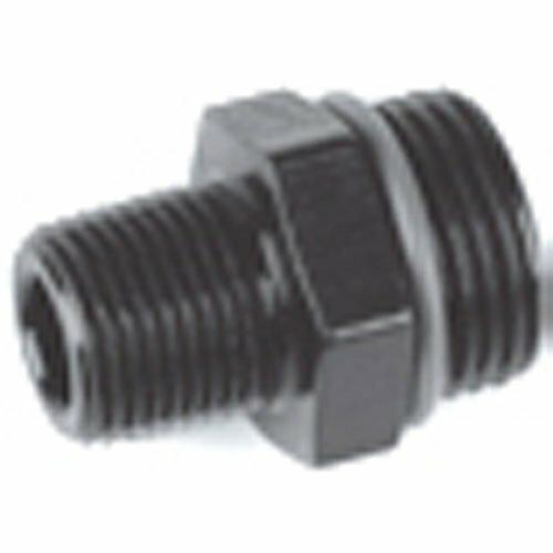 Fragola #10 O-Ring X 3/8 MPT Adapter, Black - 494001-BL