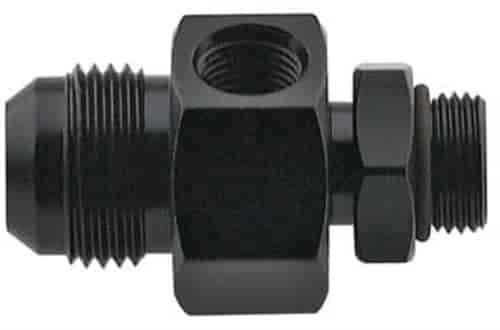 Fragola #12 Bypass Return Inlet Fitting - Black - 495012-BL