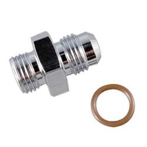 Fragola #6 X 3/4-16   (8)  Radius Fitting, "O"- Ring  Chrome - 495101-CH