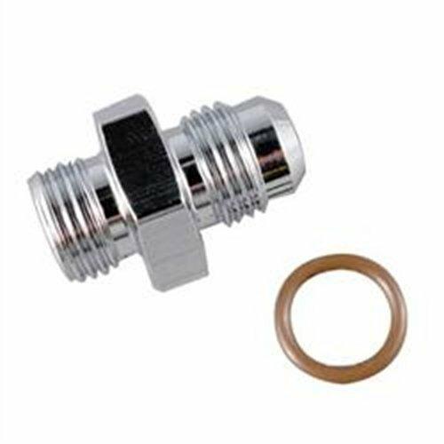 Fragola #8 X 9/16-18 (6)  Radius Fitting, "O"- Ring Chrome - 495102-CH