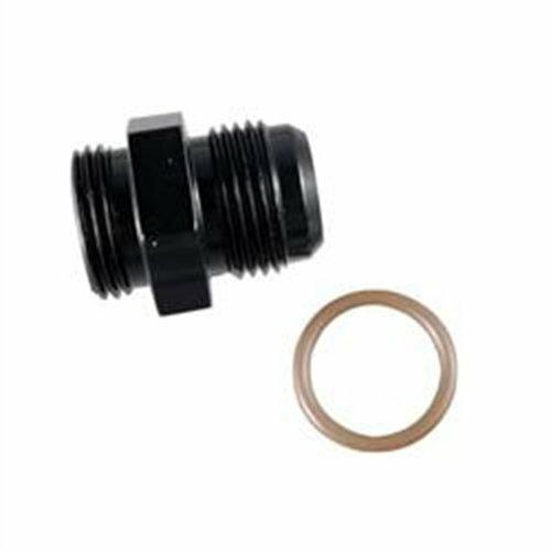 Fragola #12 X 1 1/16-12 (12) Radius Fitting,Vac Pump  Black - 495641-BL