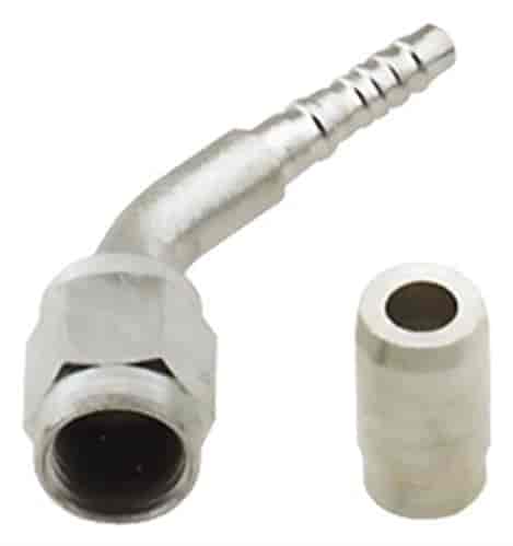 Fragola #3 X 45 Deg Bent Crimp Fitting W/ Pin & Col-20Pcs - 6004023