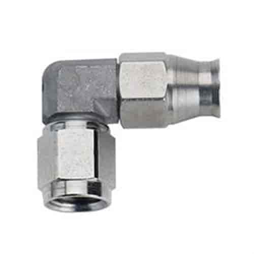 Fragola #3 X 90 Bent Hose End, Double Swivel - 609103