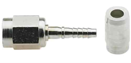 Fragola #6 Straight Crimped Fitting W/ Collar-20Pcs - 6201023