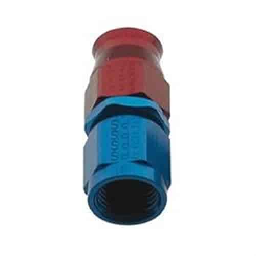 Fragola #4 Straight Hose End - Alum - 690104