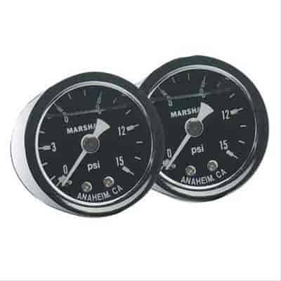 Fragola 1/8 Npt Fuel Pressure Gauge 0-60 Psi Dry - 900017