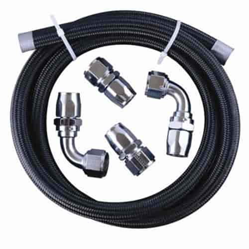 Fragola Vacuum Pump Plumbing Kit (#12) Chrome - 900649-CH