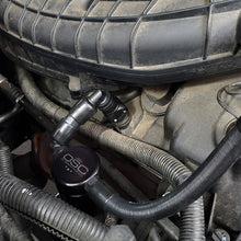 J&L Oil Separator 3.0 V2 Passenger Side, Black Anodized (2011-17 Mustang V6) Does not use PCV Factory Hose - 3050P-B