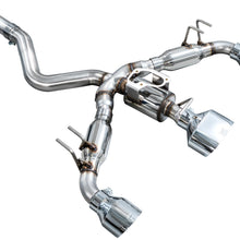 AWE Track Edition Exhaust - Chrome Silver Tips (2022+ GR Corolla) - 3020-52472