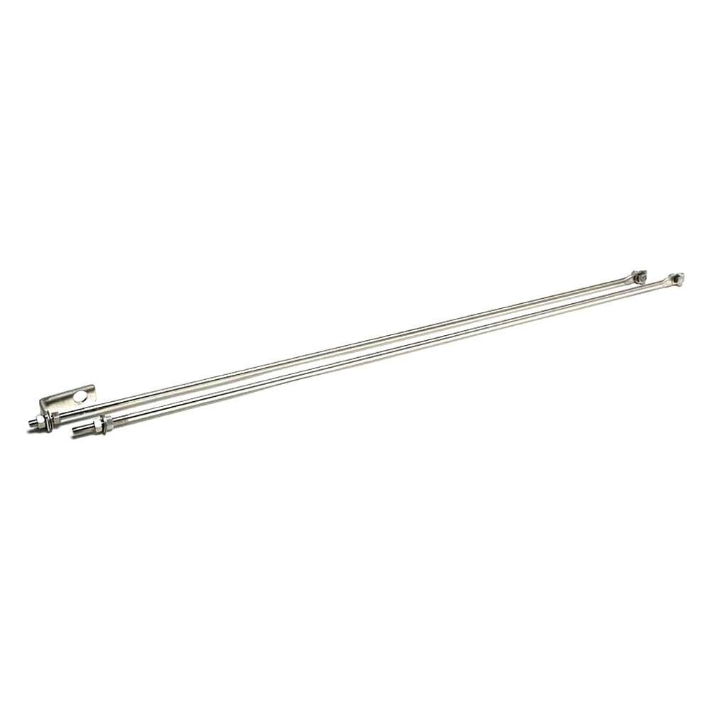 Kentrol Jeep CJ Strut Rod Kit 72-86 CJ Polished Silver - 30517