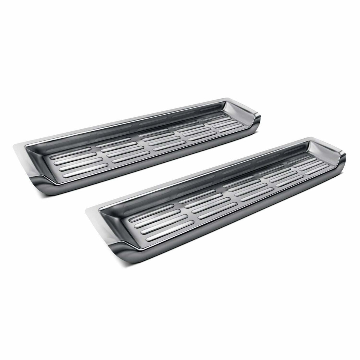 Kentrol Jeep TJ Side Steps Pair TJ - 2001-06 Polished Silver - 30518