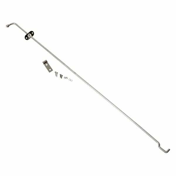 Kentrol Jeep CJ Hood Prop Rod 72-86 CJ Polished Silver - 30523