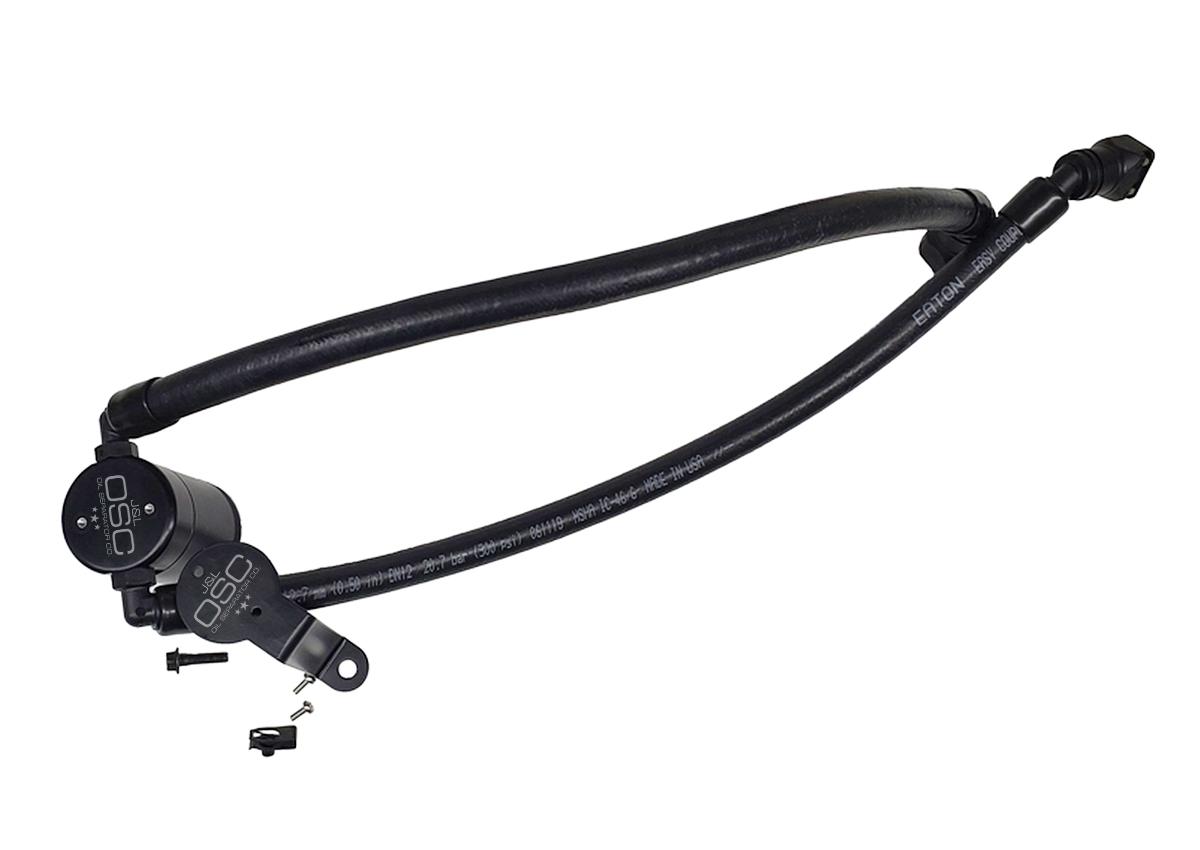 J&L 3052P-B 2020-2025 Explorer EcoBoost / ST 3.0L Passenger Side Oil Separator V3.0 (Black Anodized)