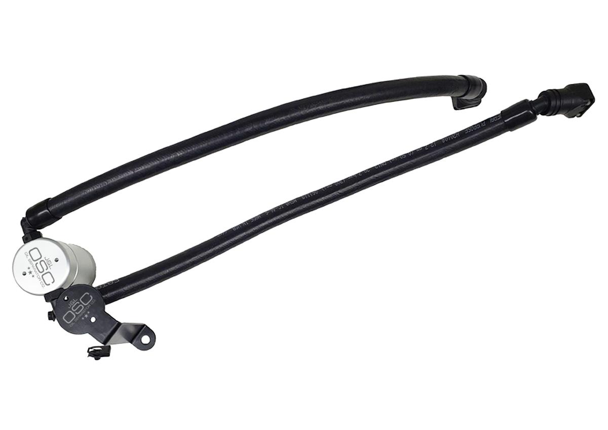 J&L 3052P-C 2020-2025 Explorer EcoBoost / ST 3.0L Passenger Side Oil Separator V3.0 (Clear Anodized)