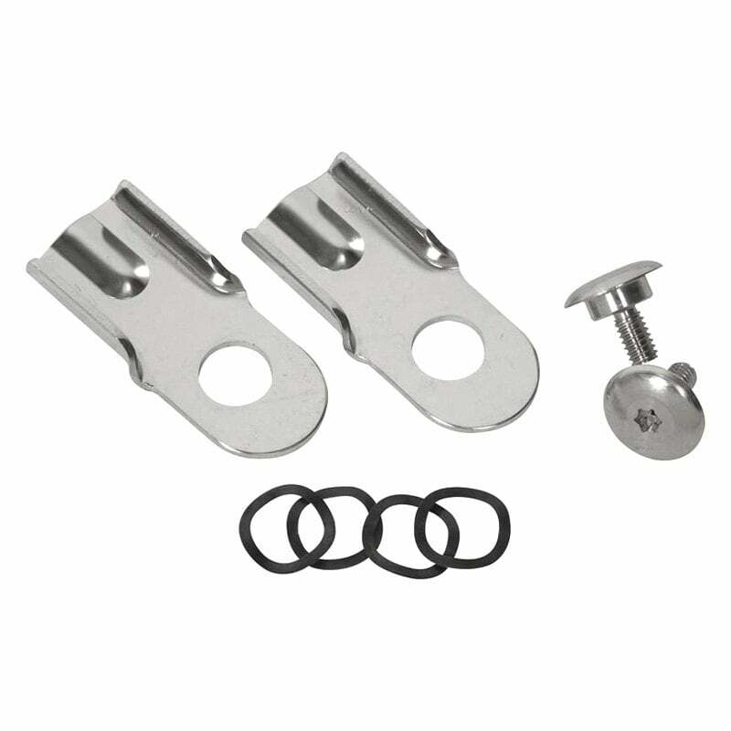 Kentrol Jeep CJ8/CJ8 Tailgate Latch Pair 76-86 CJ7 / CJ8 Polished Silver - 30564