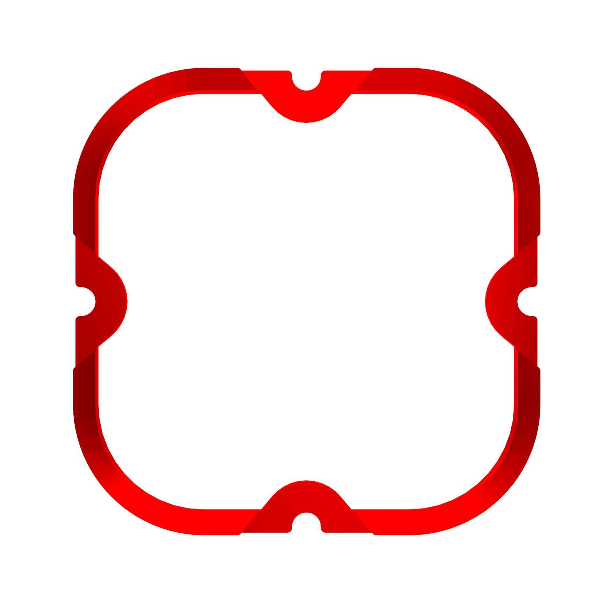 KC HiLites KC Bezel Ring KC FLEX ERA 4 Red 1PC - 30571