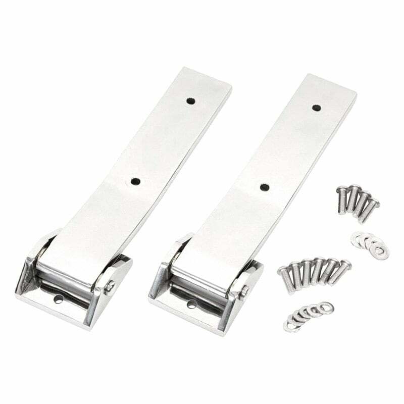 Kentrol Jeep JK Tailgate Hinge Pair 07-18 Wrangler JK Polished Silver - 30578