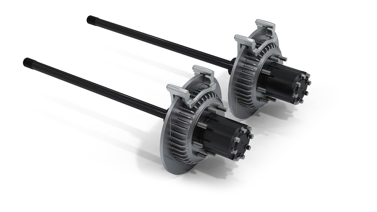 Teraflex 07-18 Wrangler JK TeraCRD60 Rear Axle 8-Lug Full-Float Conversion & Slotted Big Rotors 3.25 Inch OD - 3063300
