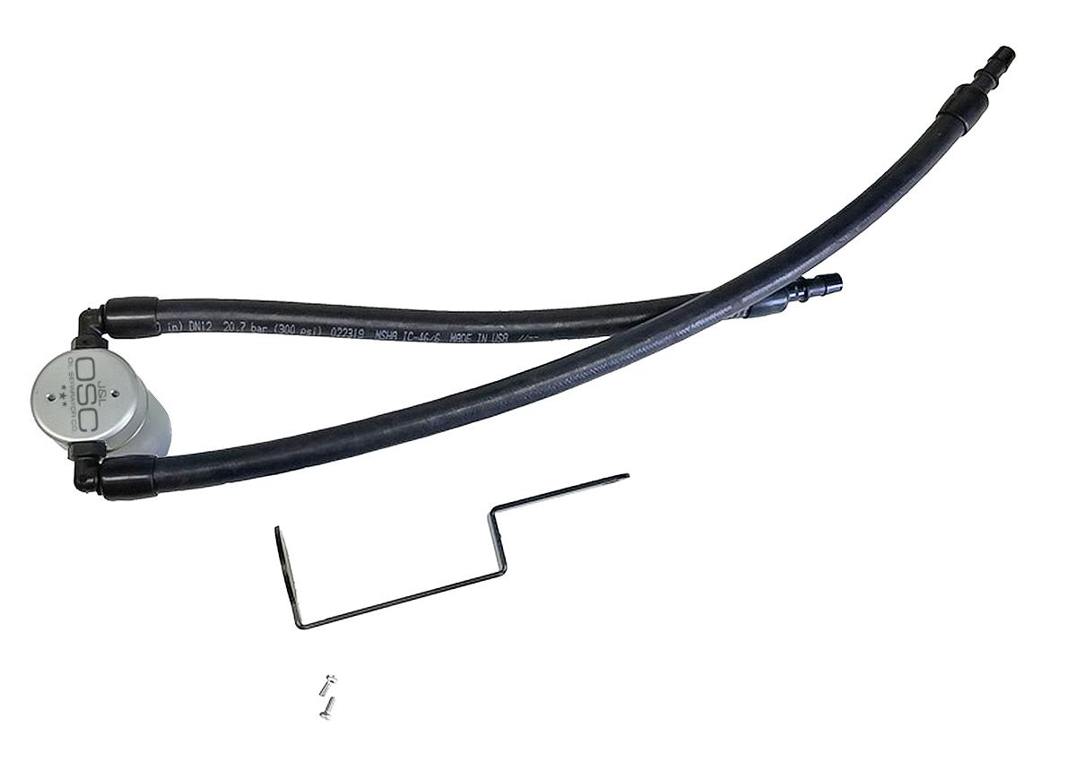 J&L Oil Separator 3.0 Passenger Side, Clear Anodized (2011-2020 Dodge Durango 5.7L; 2011-2020 Jeep Grand Cherokee 5.7L) - 3066P-C