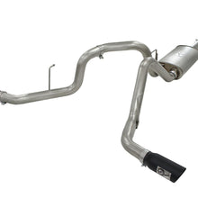 AFE MACH Force-Xp 3 IN 409 Stainless Steel Cat-Back Exhaust System w/Black Tip (2011-2014 F-150) - 49-43056-B